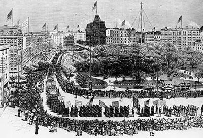 Labor Day New York 1882