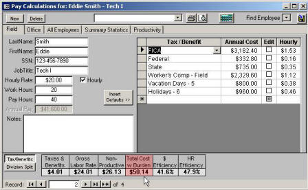 Numbers Cruncher Pay Calculations