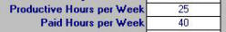 Numbers Cruncher Productive Hours entry