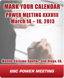 QSC Power Meeting March 2013